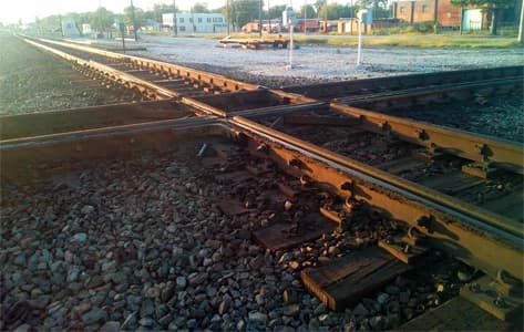 Cruce de ferrocarriles en Oklahoma