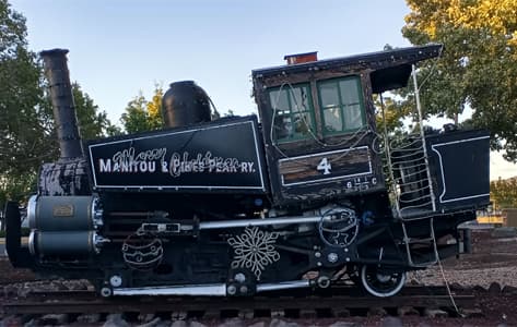 Locomotora histórica en Williams, Arizona