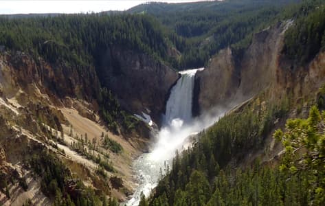 Las cataratas del río Yellowstone