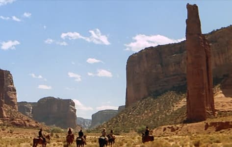 Canyon de Chelly, escenario de 'El oro de Mackenna' con Gregory Peck